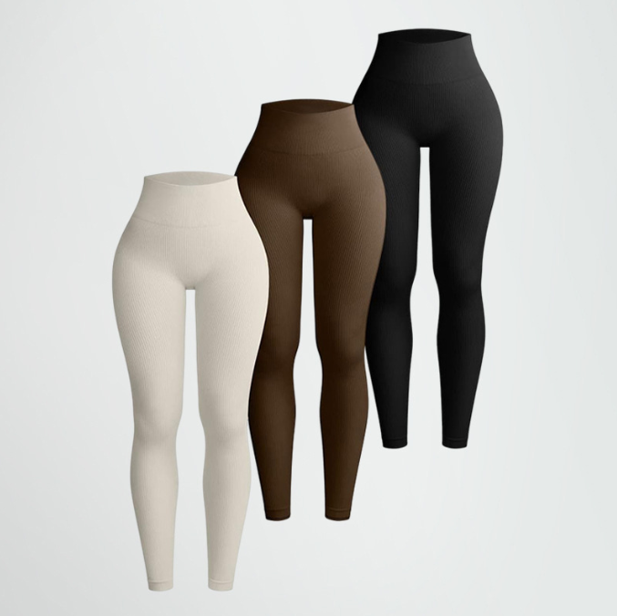 Threaded sweatpants Seamless yoga pants high-waisted fitness pants 15colors