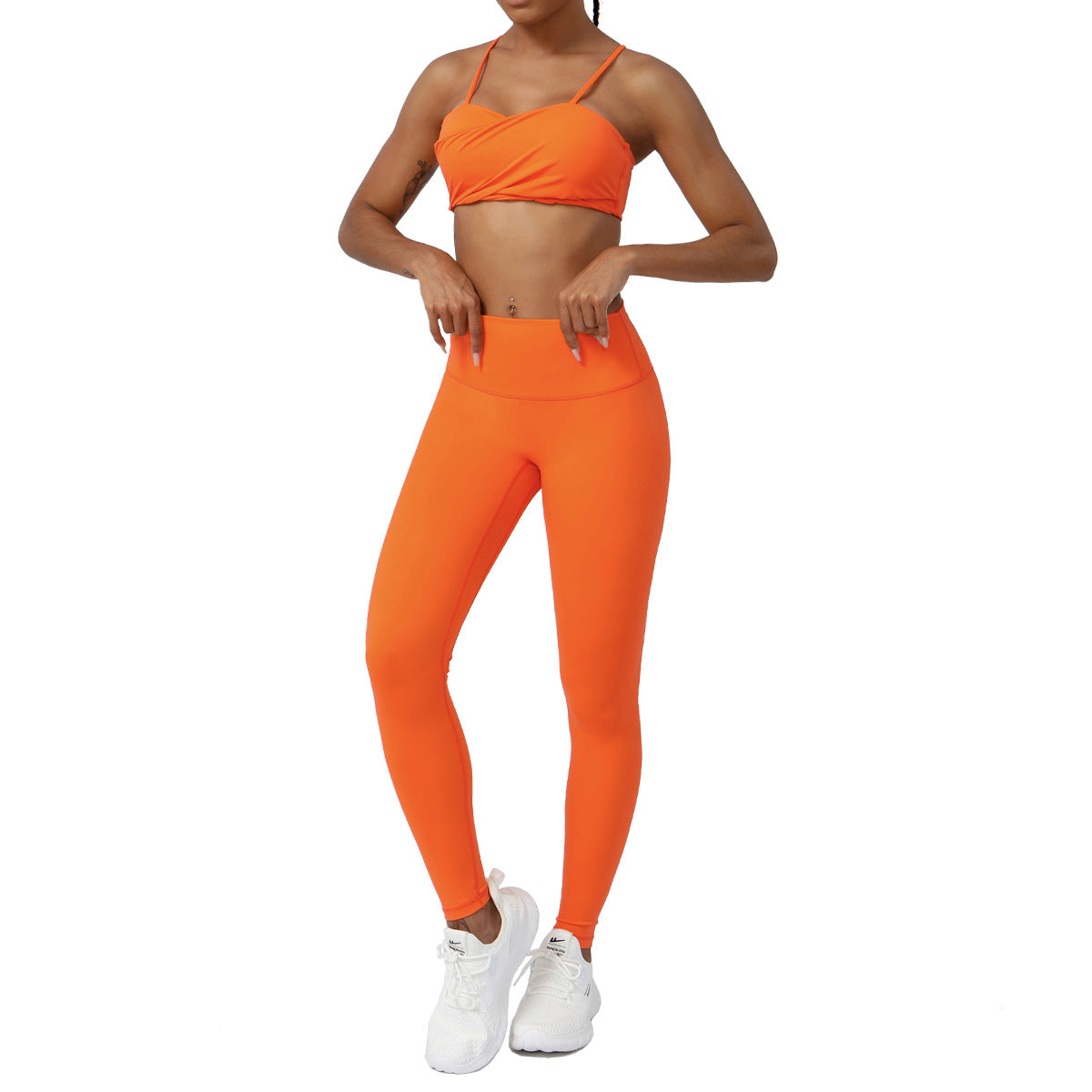 Plus Size Quick-dry high-waisted peach butt workout set 5 colors