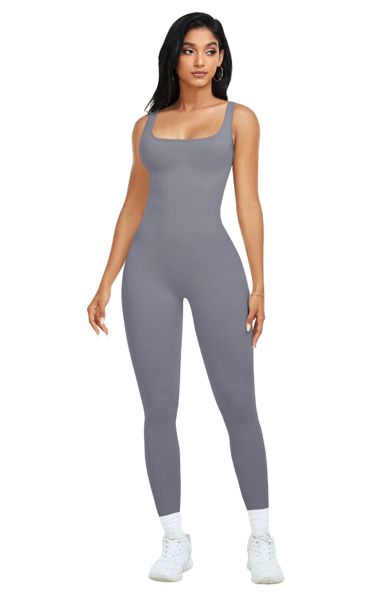 Threaded pants seamless vest slim-fit yoga bodysuit 6 colors