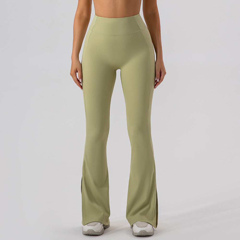 Wear sweatpants yoga bell-bottoms wide-leg cheap yoga pants 5 colors